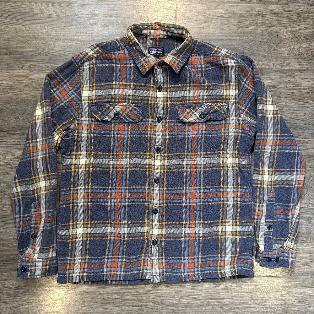 Patagonia Men's Fjord Flannel Shirt - Navy